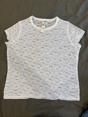 Aerie lace tee. NWT.